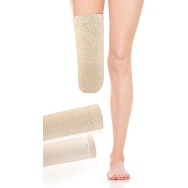 右膝下義足 Amazon.co.jp: 切断者用ソックス 断端シュリンカー 膝下義足